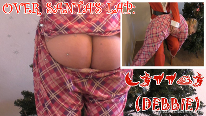 Over Santa's Knee: Debbie